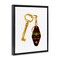 Stupell Industries Luxury Hotel Key Floating Frame, design by Ziwei Li
